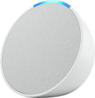 Amazon - Echo Pop (1st Generation) Smart Speaker with Alexa - Glacier White - Front_Zoom