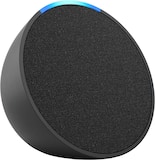 Amazon - Echo Pop (1st Generation) Smart Speaker with Alexa - Charcoal