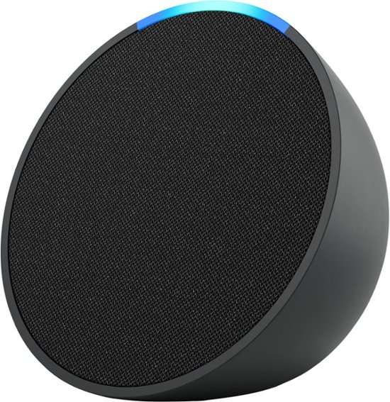 Amazon Echo Pop (1st Generation) Smart Speaker with Alexa Charcoal