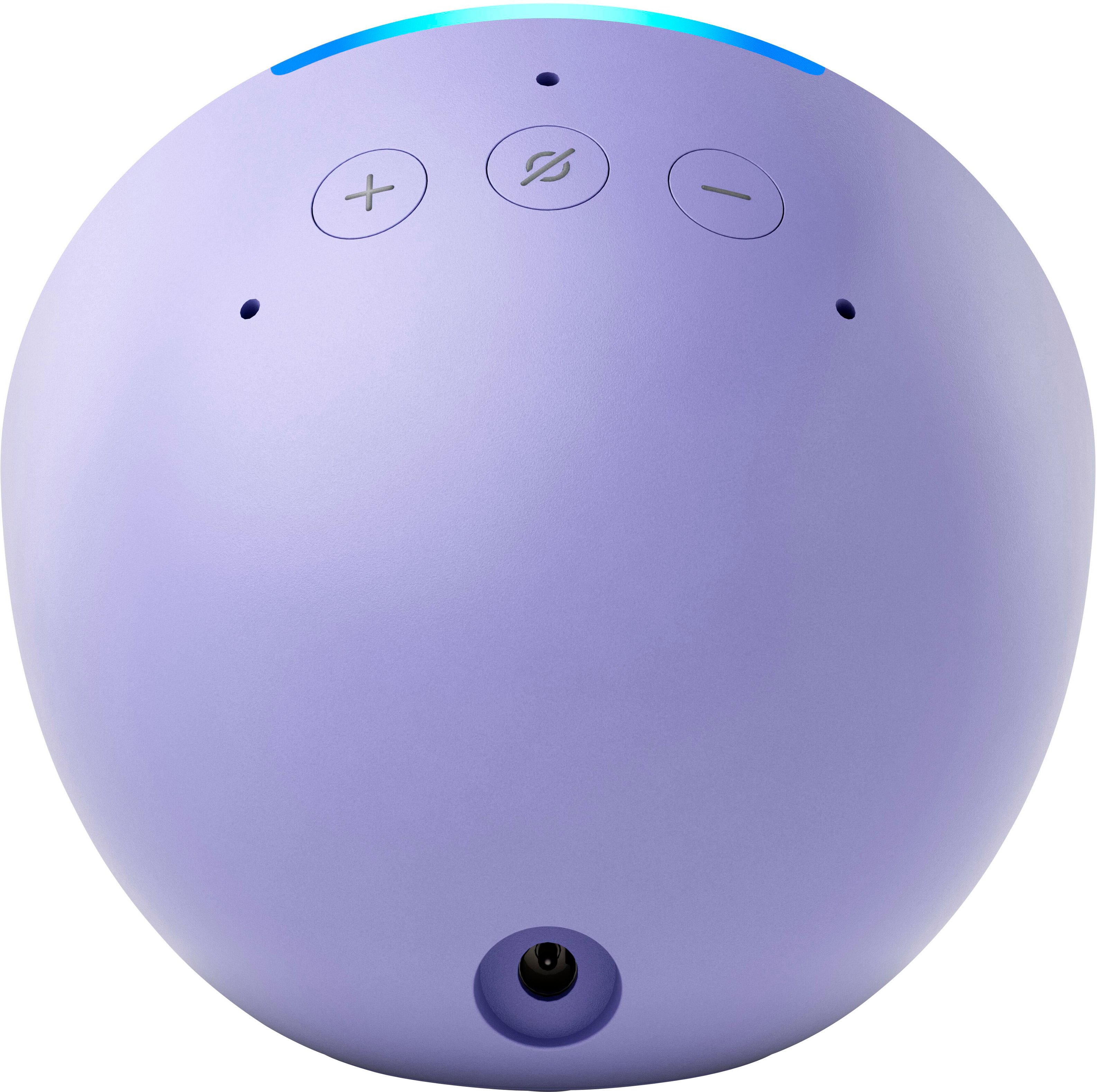 Echo Pop (1st Gen, 2023 Release) Full sound Compact Smart Speaker  with Alexa - Lavender Bloom