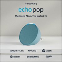 Amazon - Echo Pop (1st Generation) Smart Speaker with Alexa - Midnight Teal - Front_Zoom