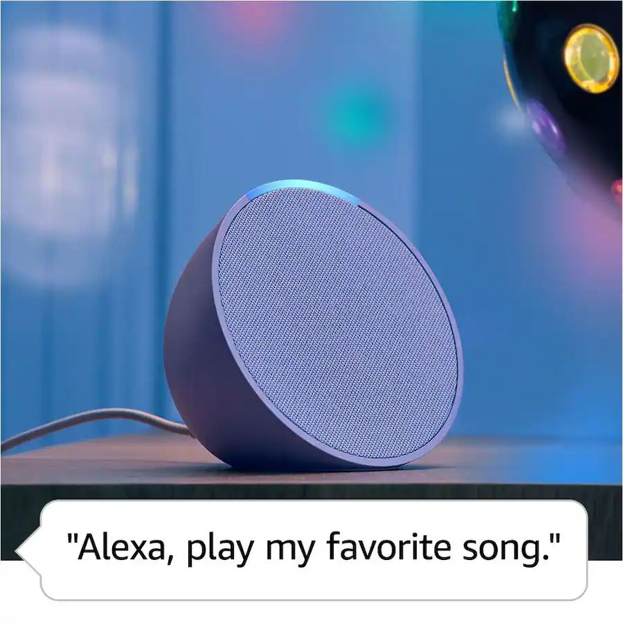 Amazon Echo Pop (1st Generation) Smart Speaker with Alexa Midnight Teal ...