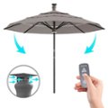 Alt View 13. Above - Height Series 11-ft. Smart Sunbrella Umbrella with Remote Control and Wind Sensor - Spectrum Dove.