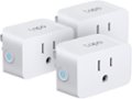 Front Zoom. TP-Link - Tapo Smart Wi-Fi Plug Mini with Matter (3-pack) - White.