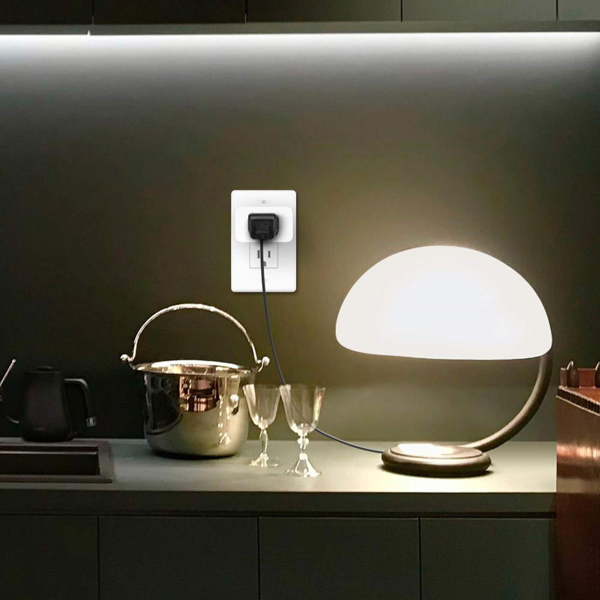 Alt View 16. TP-Link - Tapo Smart Wi-Fi Plug Mini with Matter (3-pack) - White.