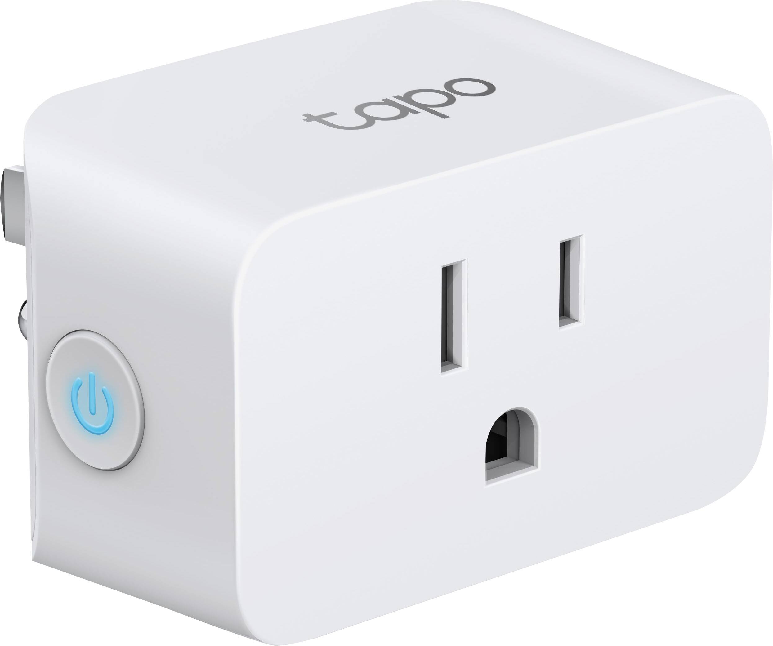 Alt View 1. TP-Link - Tapo Smart Wi-Fi Plug Mini with Matter (3-pack) - White.