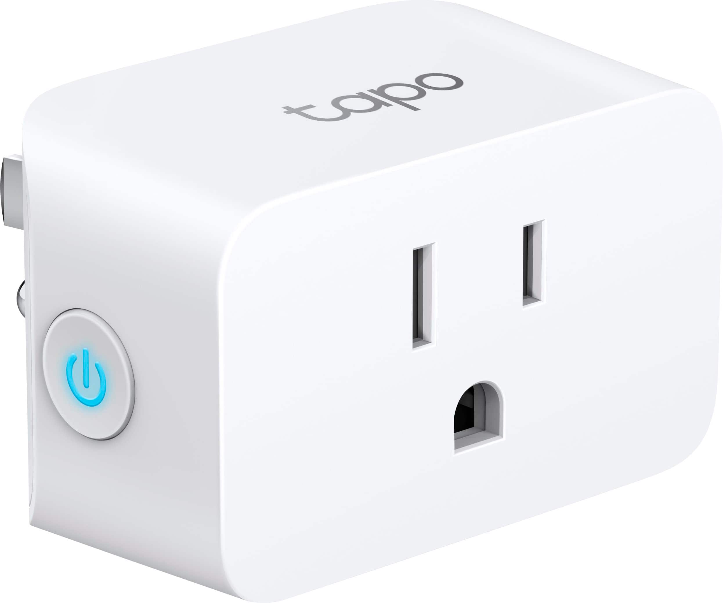 Alt View 1. TP-Link - Tapo Smart Wi-Fi Plug Mini with Matter (2-pack) - White.