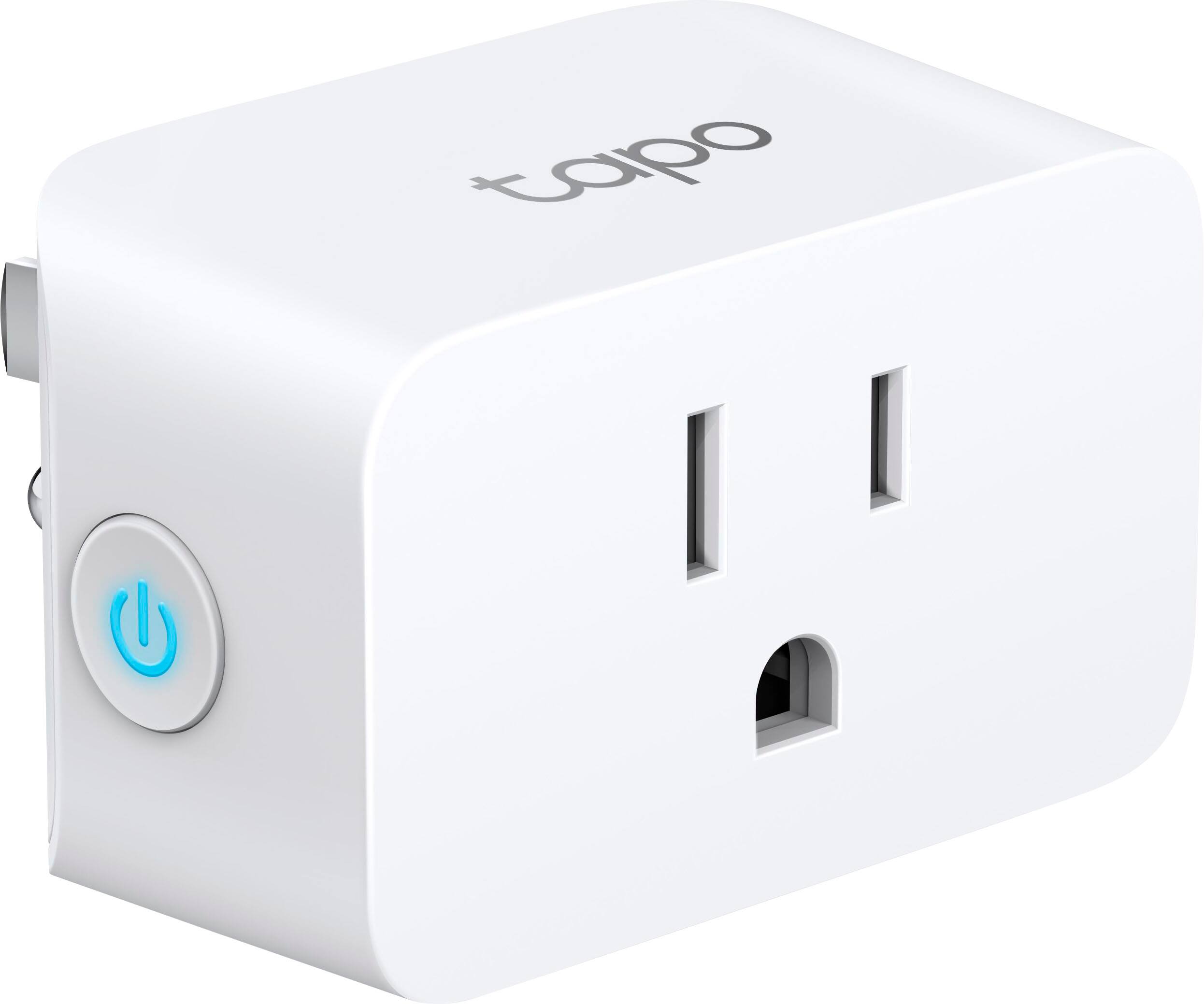 Alt View 1. TP-Link - Tapo Smart Wi-Fi Plug Mini with Matter (2-pack) - White.