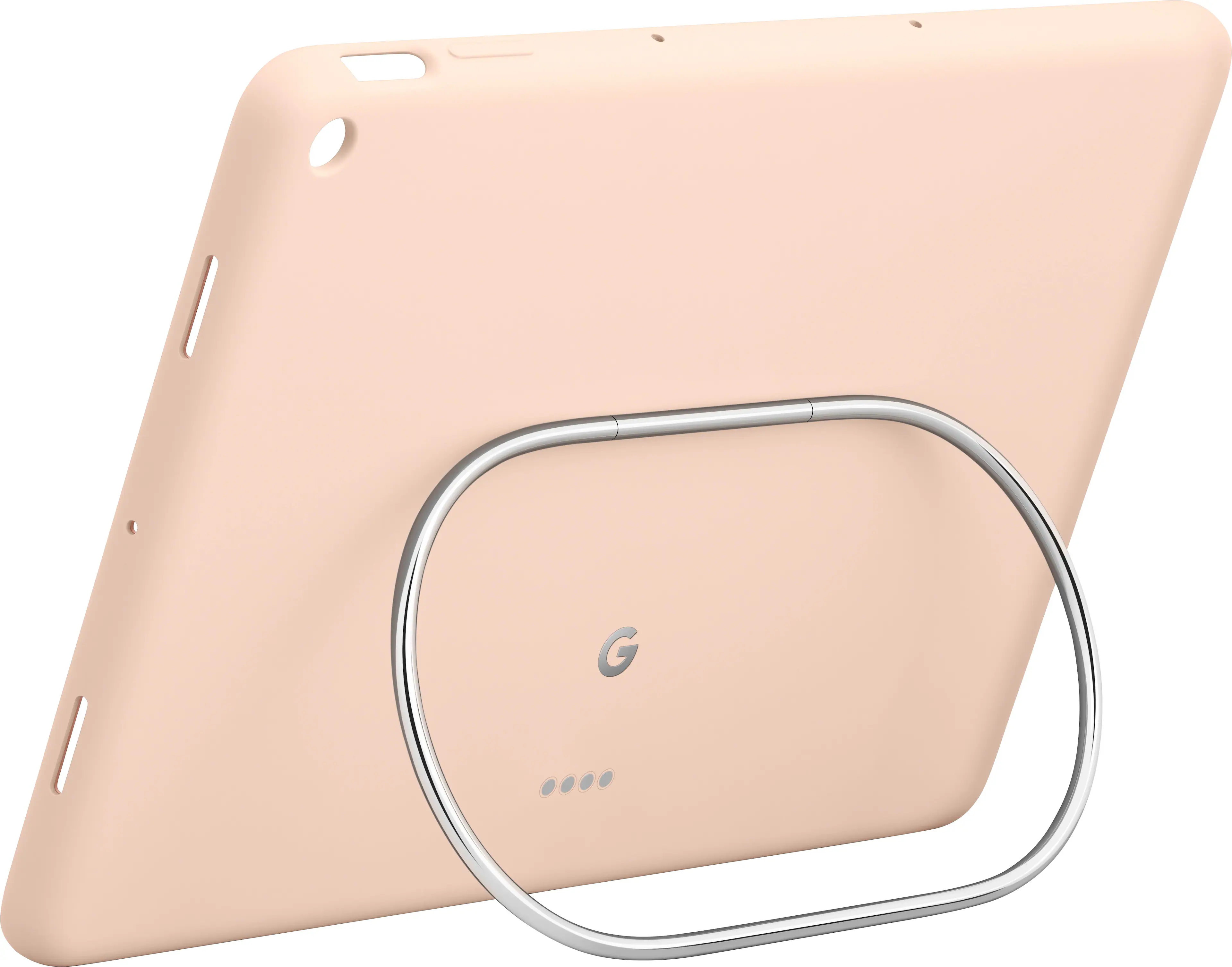 Front. Google - Pixel Tablet Case - Rose.