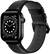 Angle. NEXT - Leather Band for Apple Watch 38, 40, 41mm (Series 1-8) - Black.