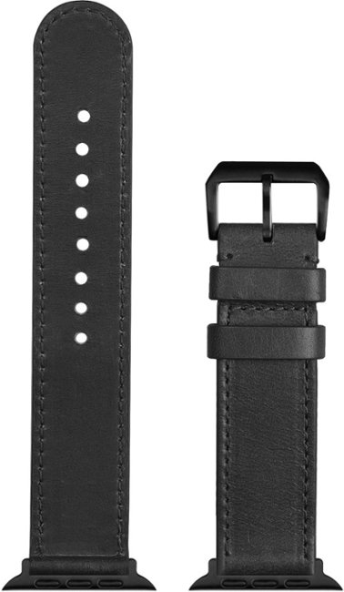 NEXT - Leather Band for Apple Watch 38, 40, 41mm (Series 1-8) - Black_1