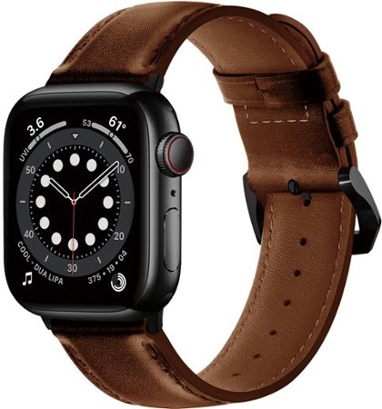 NEXT - Leather Band for Apple Watch 42, 44, 45mm (Series 1-8) and Apple Watch Ultra 49mm - Brown