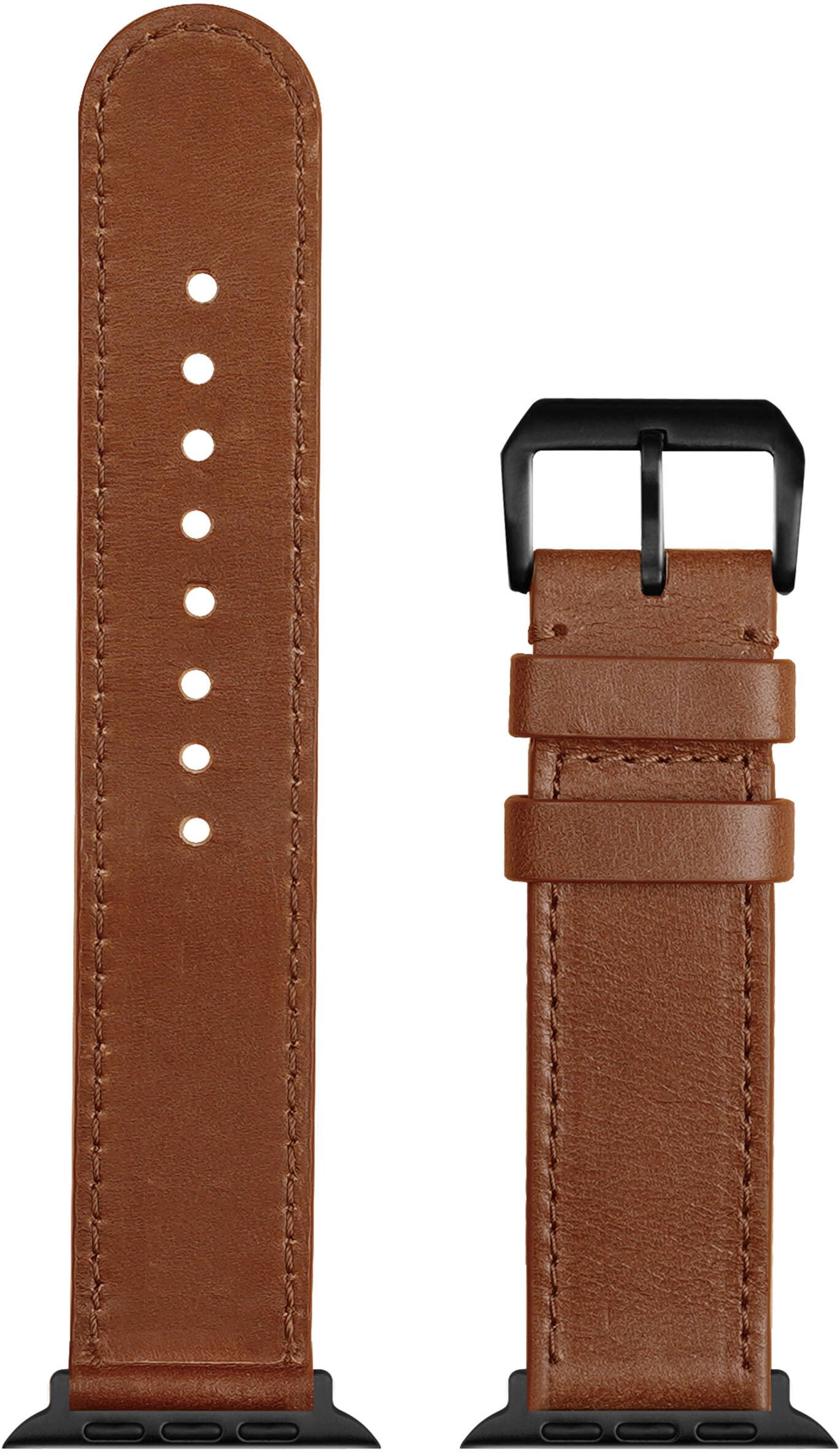 Alt View 11. NEXT - Leather Band for Apple Watch 38, 40, 41mm (Series 1-8) - Brown.