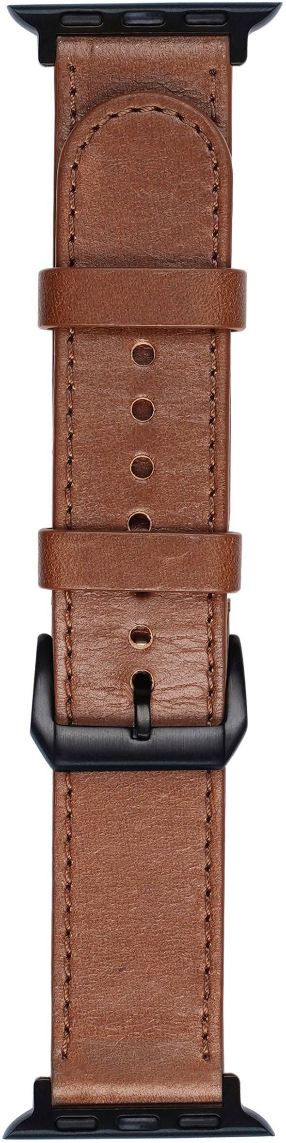 Alt View 12. NEXT - Leather Band for Apple Watch 38, 40, 41mm (Series 1-8) - Brown.