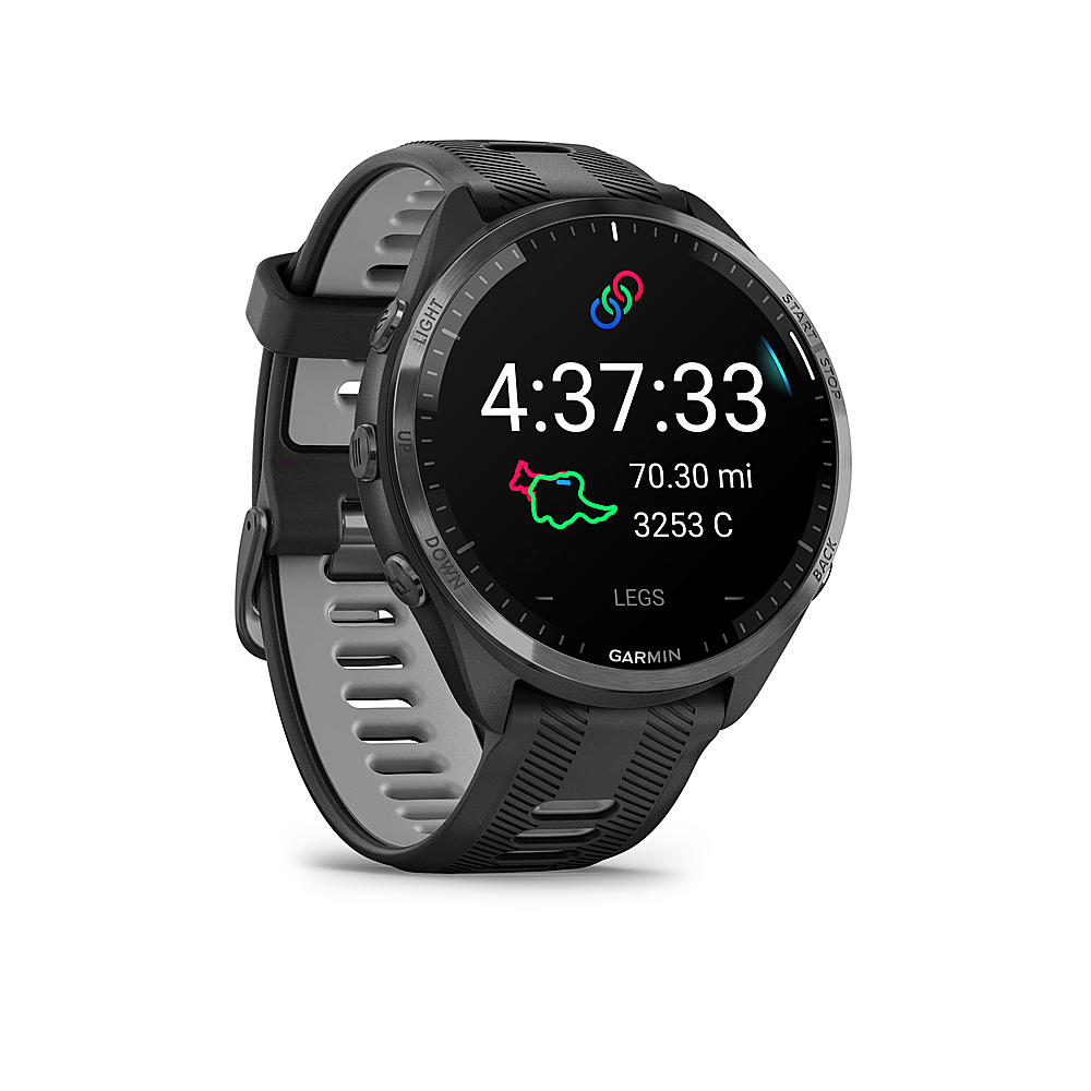 Best Buy: Garmin Forerunner 45 GPS Smartwatch 42mm Fiber-Reinforced Polymer  Black 010-02156-05