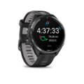 Angle. Garmin - Forerunner 965 GPS Smartwatch 47 mm Fiber-reinforced polymer - Carbon Gray TLC/Titanium.