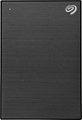 Angle. Seagate - One Touch with Password 4TB External USB 3.0 Portable Hard Drive with Rescue Data Recovery Services - Black.