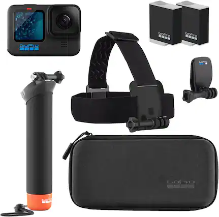 Alt View 1. GoPro - HERO11 Black Action Camera Bundle - Black.