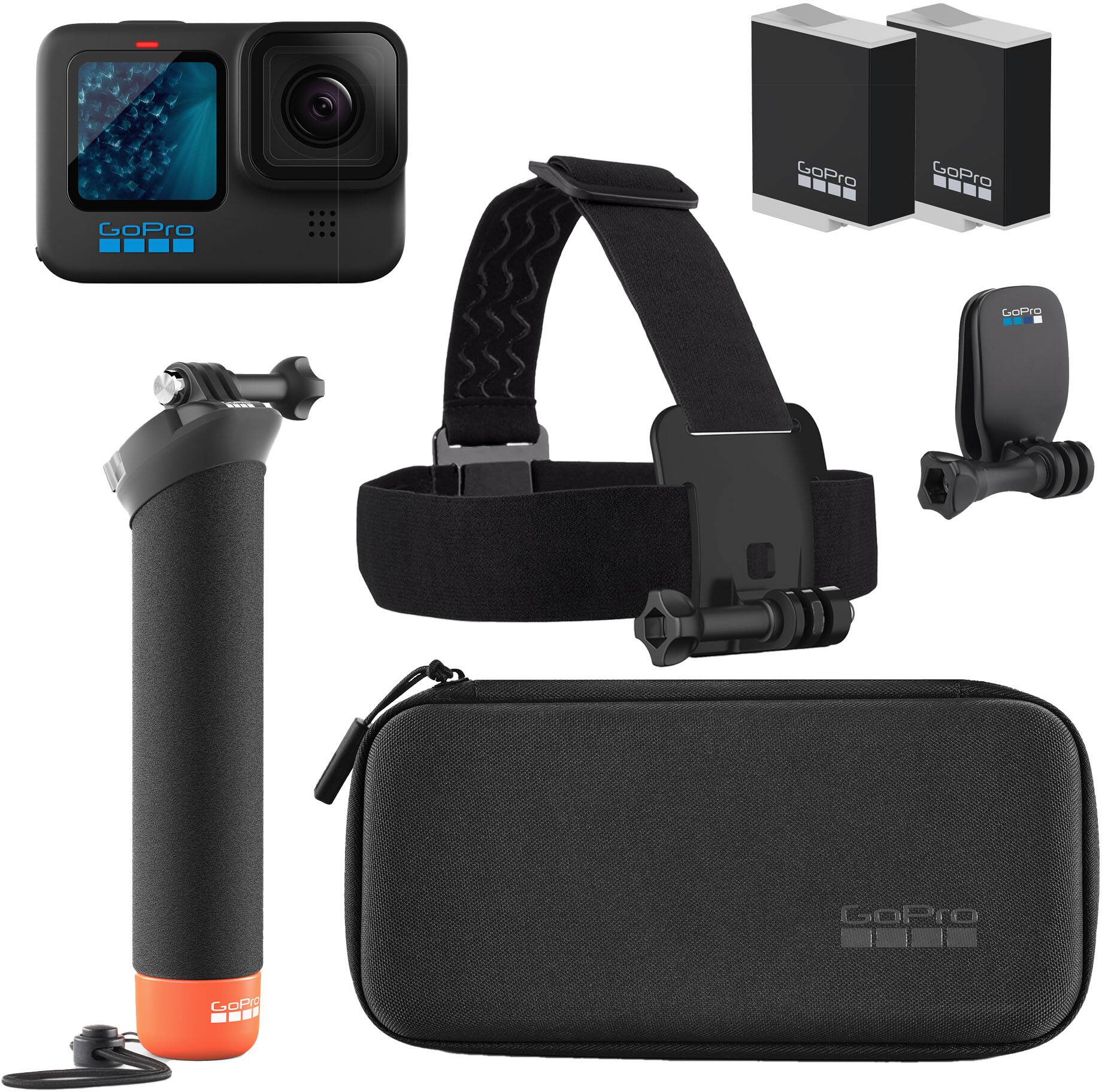Alt View 1. GoPro - HERO11 Black Action Camera Bundle - Black.