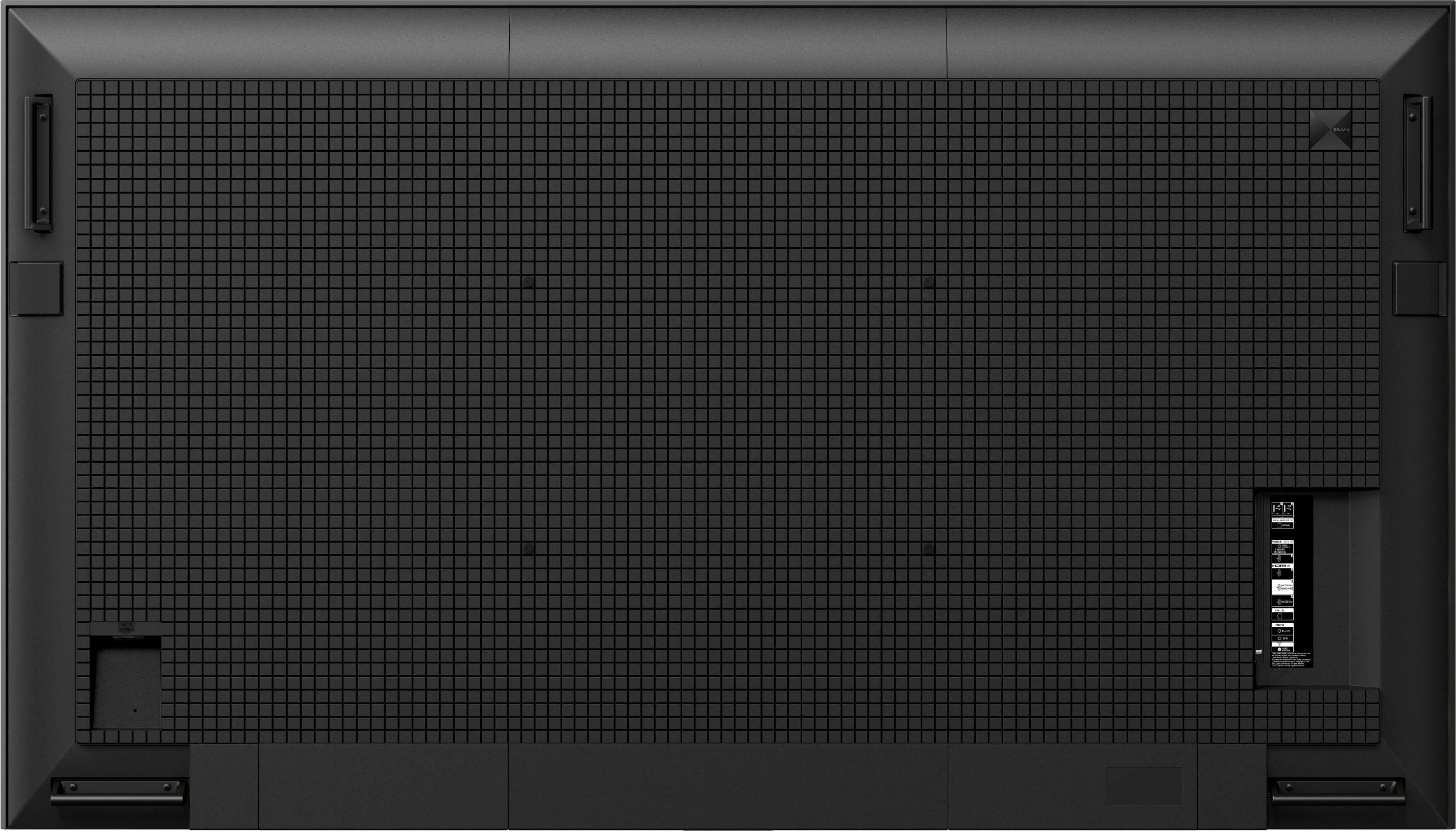 Back. Sony - 98" Class BRAVIA XR X90L LED 4K UHD Smart Google TV - Black.