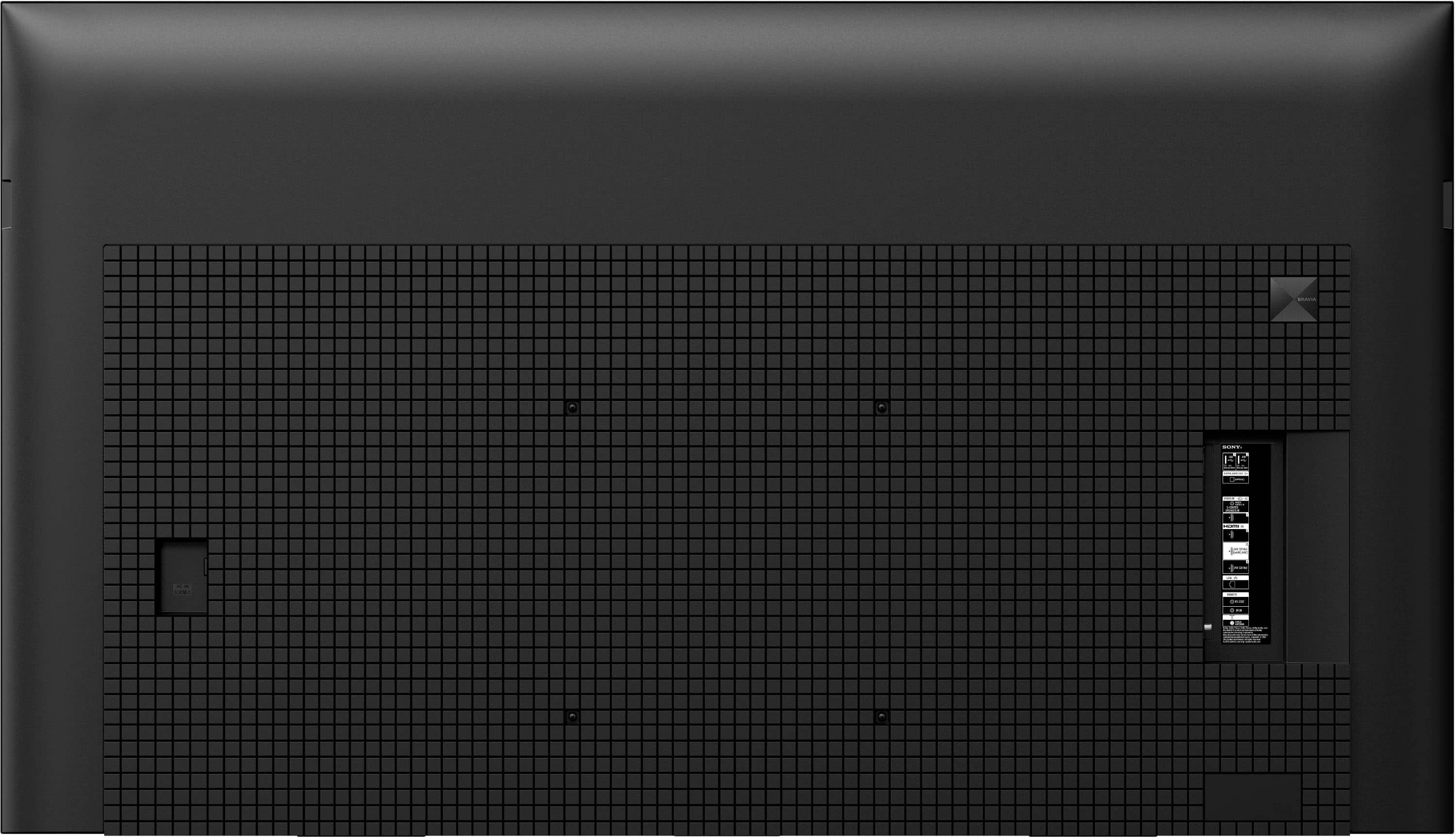 Back. Sony - 85" Class BRAVIA XR X90L LED 4K UHD Smart Google TV - Black.