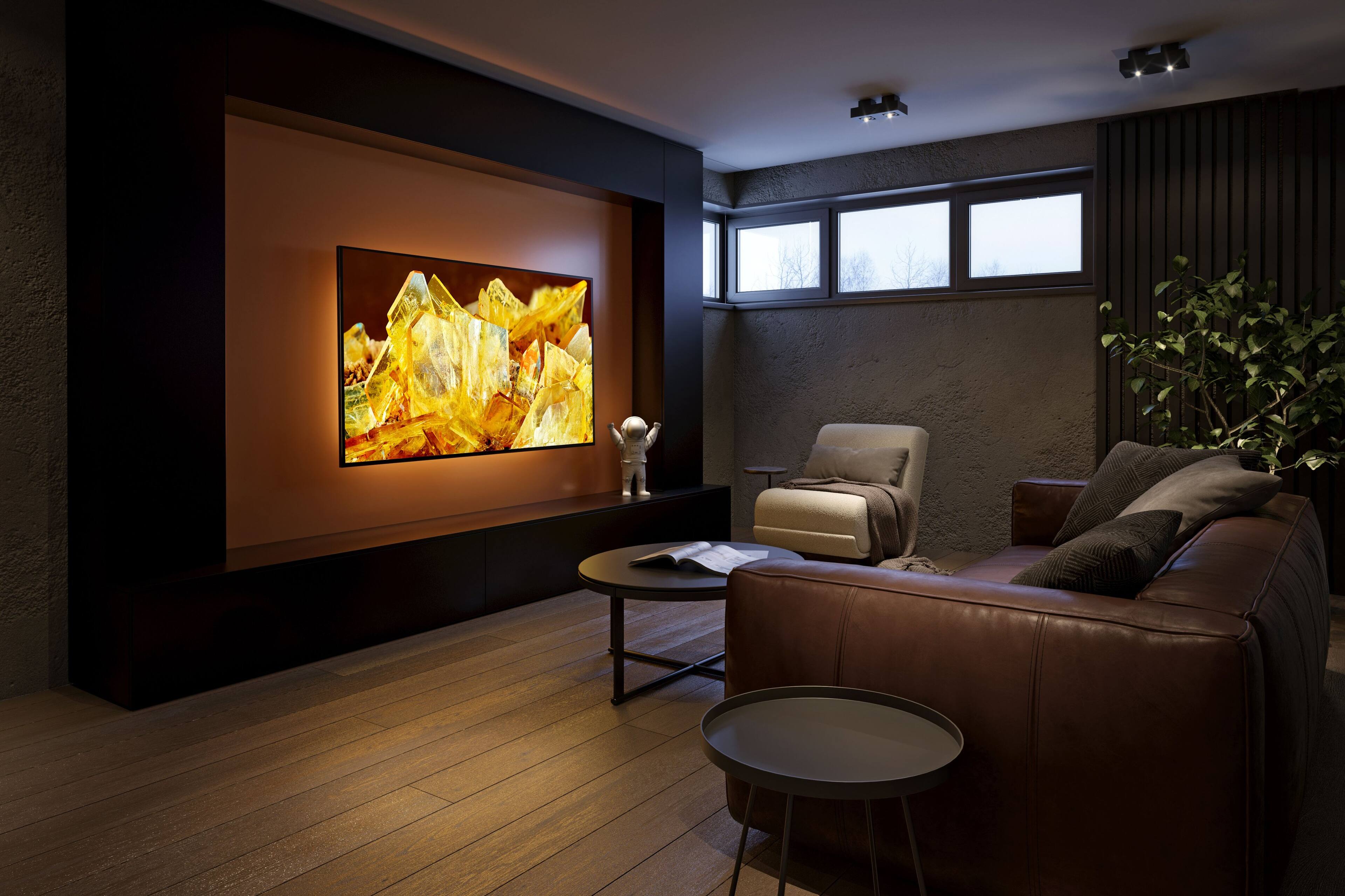 Alt View 16. Sony - 85" Class BRAVIA XR X90L LED 4K UHD Smart Google TV - Black.