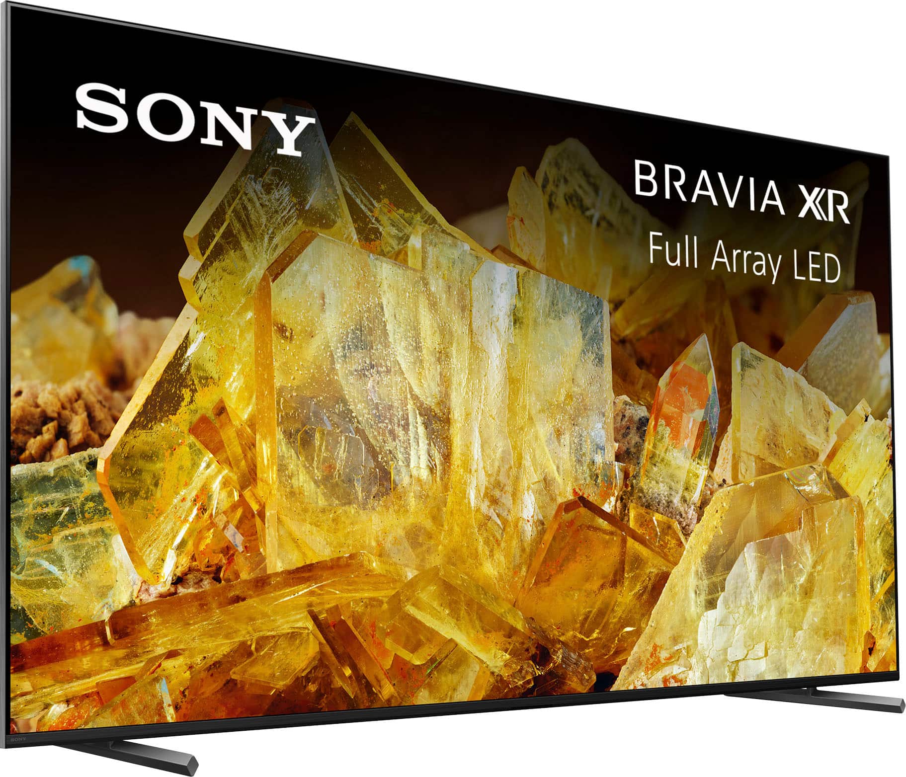 Left. Sony - 85" Class BRAVIA XR X90L LED 4K UHD Smart Google TV - Black.