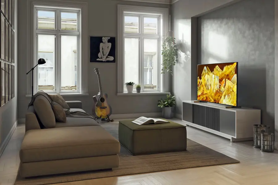 Alt View 15. Sony - 65" Class BRAVIA XR X90L LED 4K UHD Smart Google TV - Black.