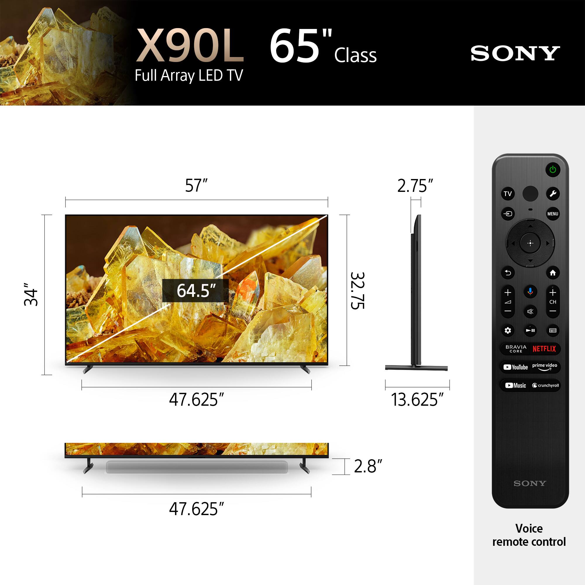 Sony 65" X90L Full Array LED 4K TV gallery view