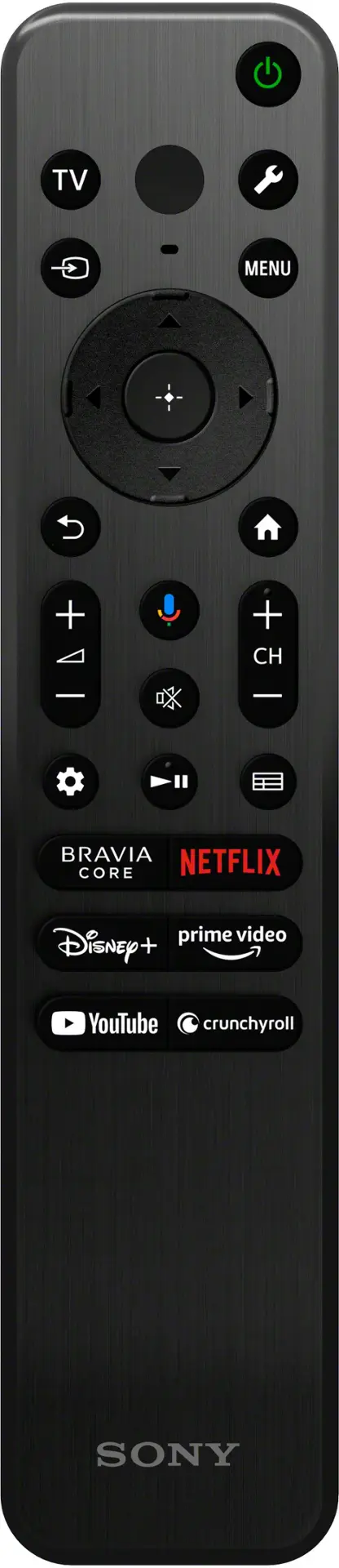 Remote Control. Sony - 65" Class BRAVIA XR X90L LED 4K UHD Smart Google TV - Black.