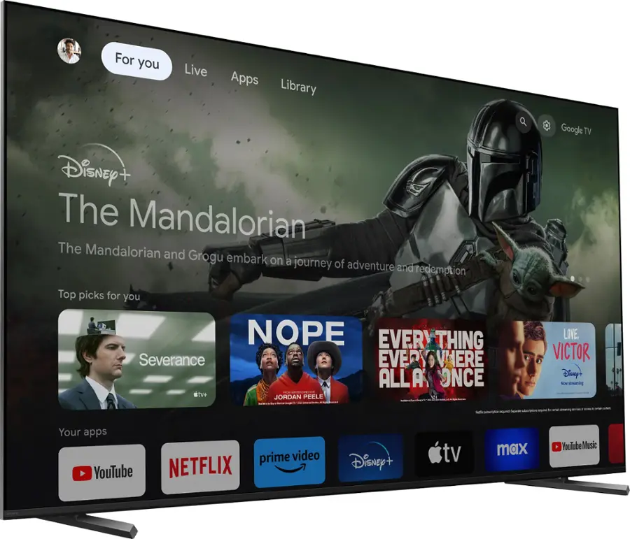 Alt View 26. Sony - 75" Class BRAVIA XR X90L LED 4K UHD Smart Google TV - Black.