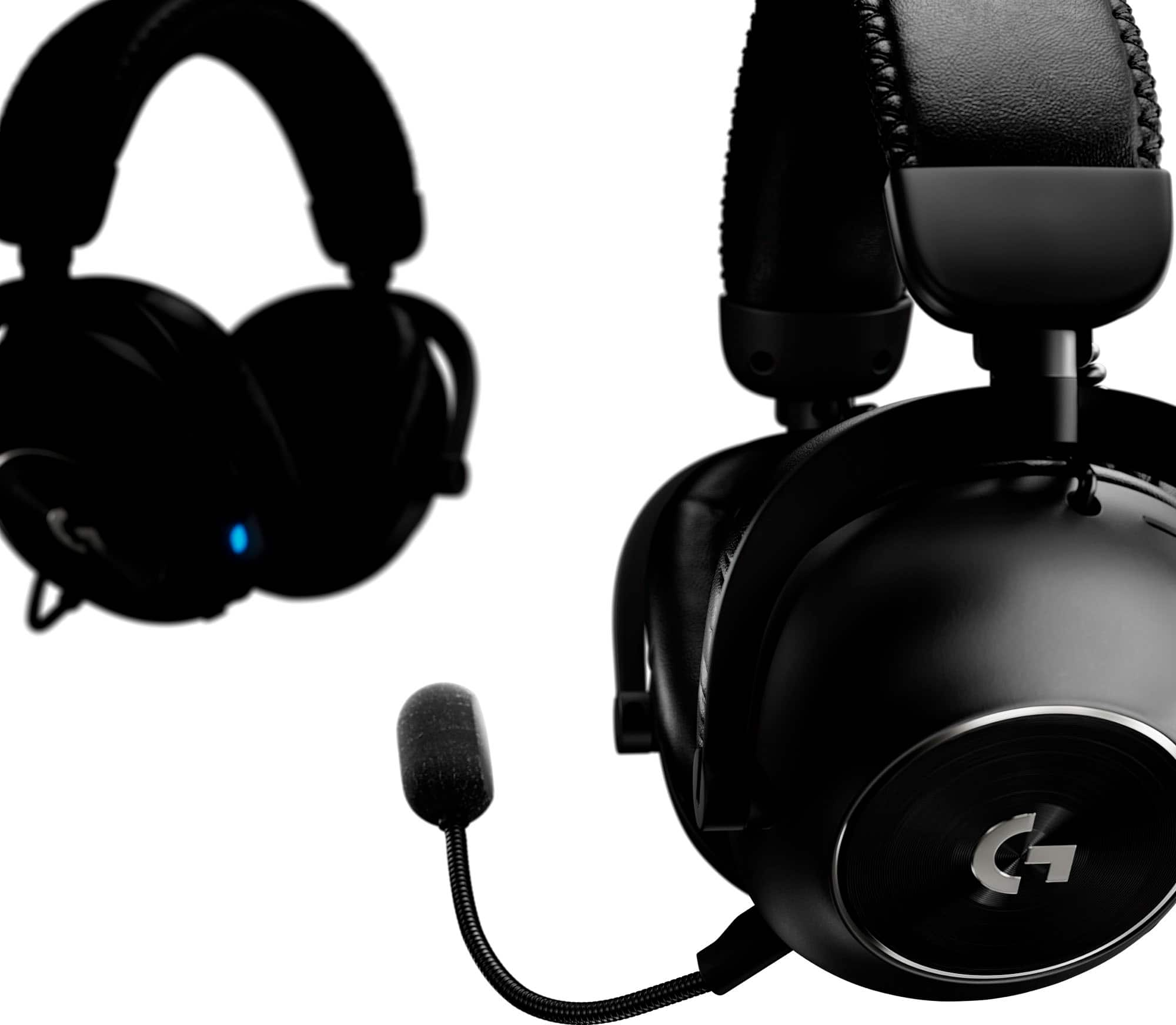 Logitech G PRO X Gaming Headset - Blue VO!CE, Detachable Microphone,  Comfortable Memory Foam Ear Pads, DTS Headphone 7.1 and 50 mm PRO G  Drivers