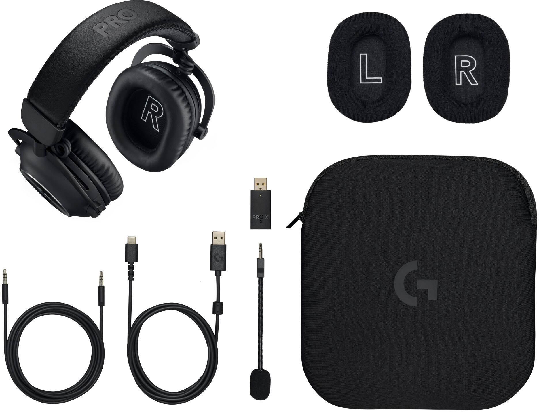 Auriculares Gaming Logitech G Pro X 2 Inalámbricos Con Lightspeed Blancos