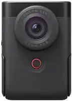 Canon - PowerShot V10 4K Video 20.9-Megapixel Digital Camera for Vloggers and Content Creators - Black - Front_Zoom