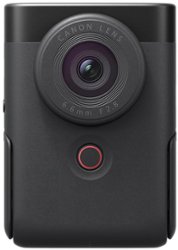 Canon - PowerShot V10 4K Video 20.9-Megapixel Digital Camera for Vloggers and Content Creators - Black - Front_Zoom