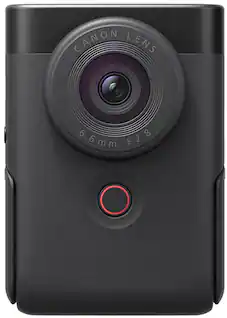 Front. Canon - PowerShot V10 4K Video 20.9-Megapixel Digital Camera for Vloggers and Content Creators - Black.
