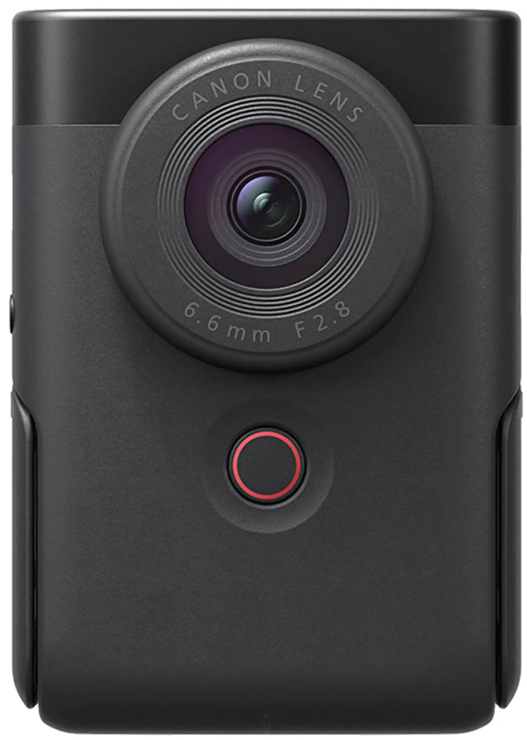 Front. Canon - PowerShot V10 4K Video 20.9-Megapixel Digital Camera for Vloggers and Content Creators - Black.