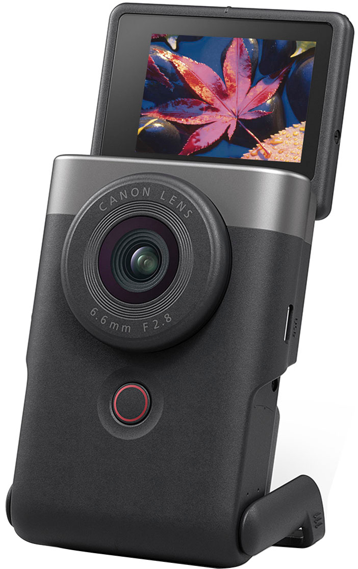 Canon PowerShot V10 4K Video 20.9-Megapixel Digital Camera for Vloggers and  Content Creators Silver 5946C002 - Best Buy