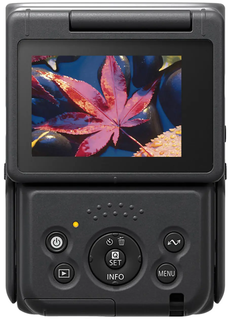 Alt View 12. Canon - PowerShot V10 4K Video 20.9-Megapixel Digital Camera for Vloggers and Content Creators - Silver.