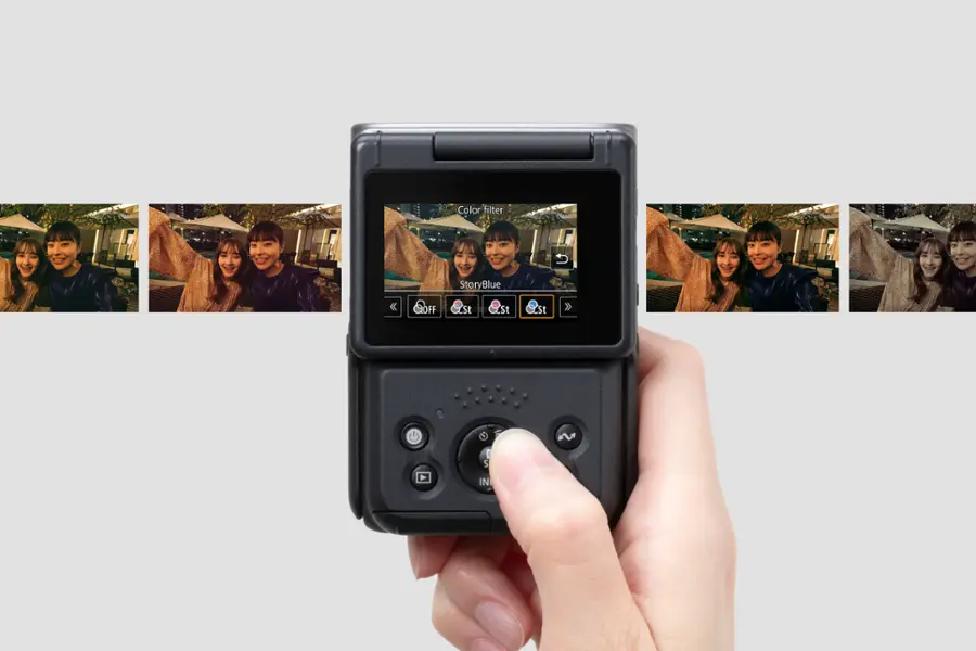 Alt View 22. Canon - PowerShot V10 4K Video 20.9-Megapixel Digital Camera for Vloggers and Content Creators - Silver.