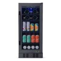 NewAir - 15” FlipShelf 33-Bottle or 80-Can Beverage Cooler with Reversible Shelves - Color - Front_Zoom