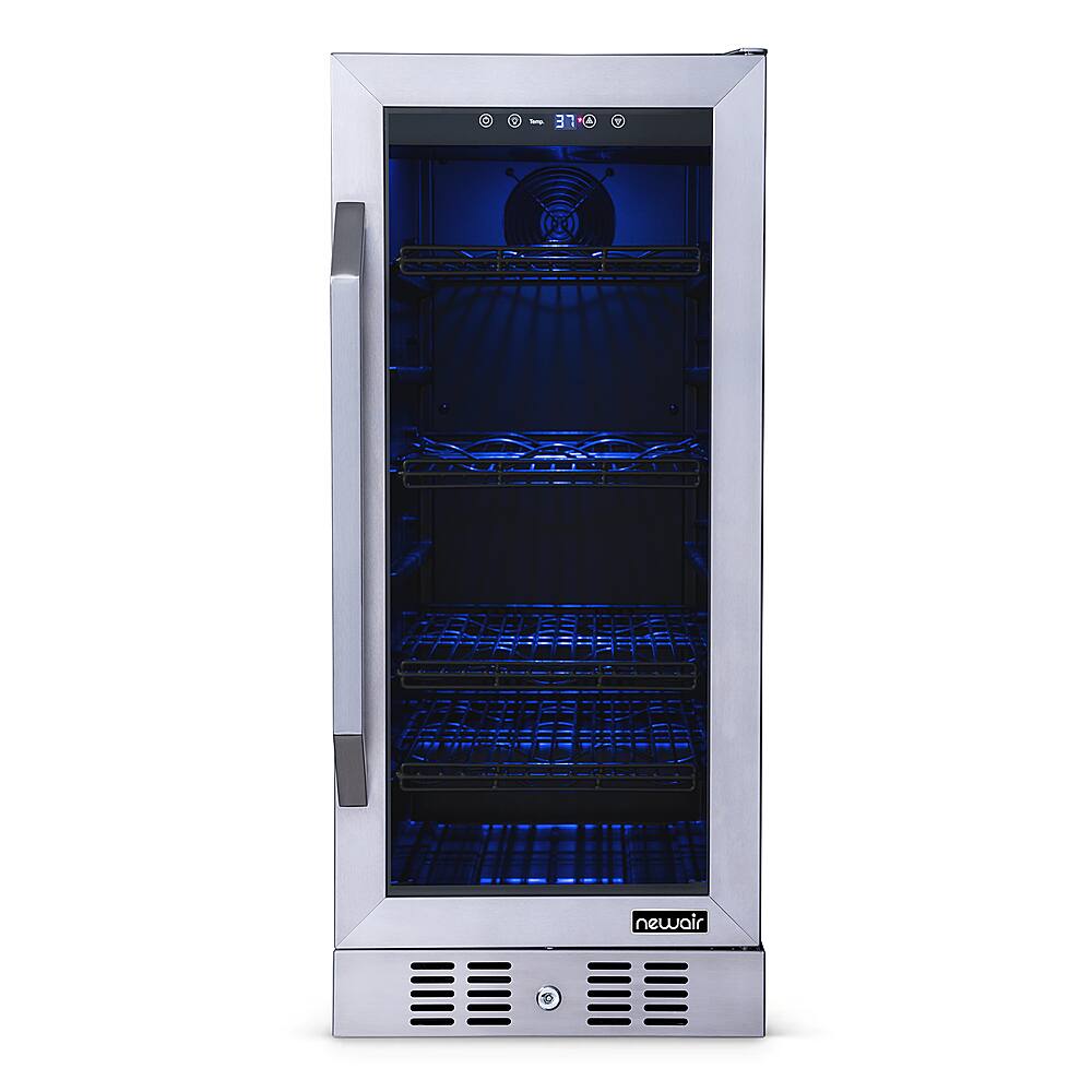 Alt View 13. NewAir - 15” FlipShelf 33-Bottle or 80-Can Beverage Cooler with Reversible Shelves.