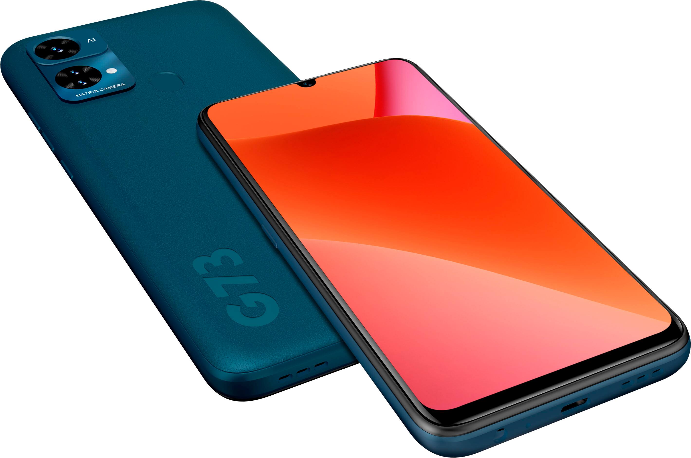 Alt View 14. BLU - G73 128GB (Unlocked) - Nordic Blue.