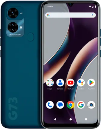 Alt View 13. BLU - G73 128GB (Unlocked) - Nordic Blue.
