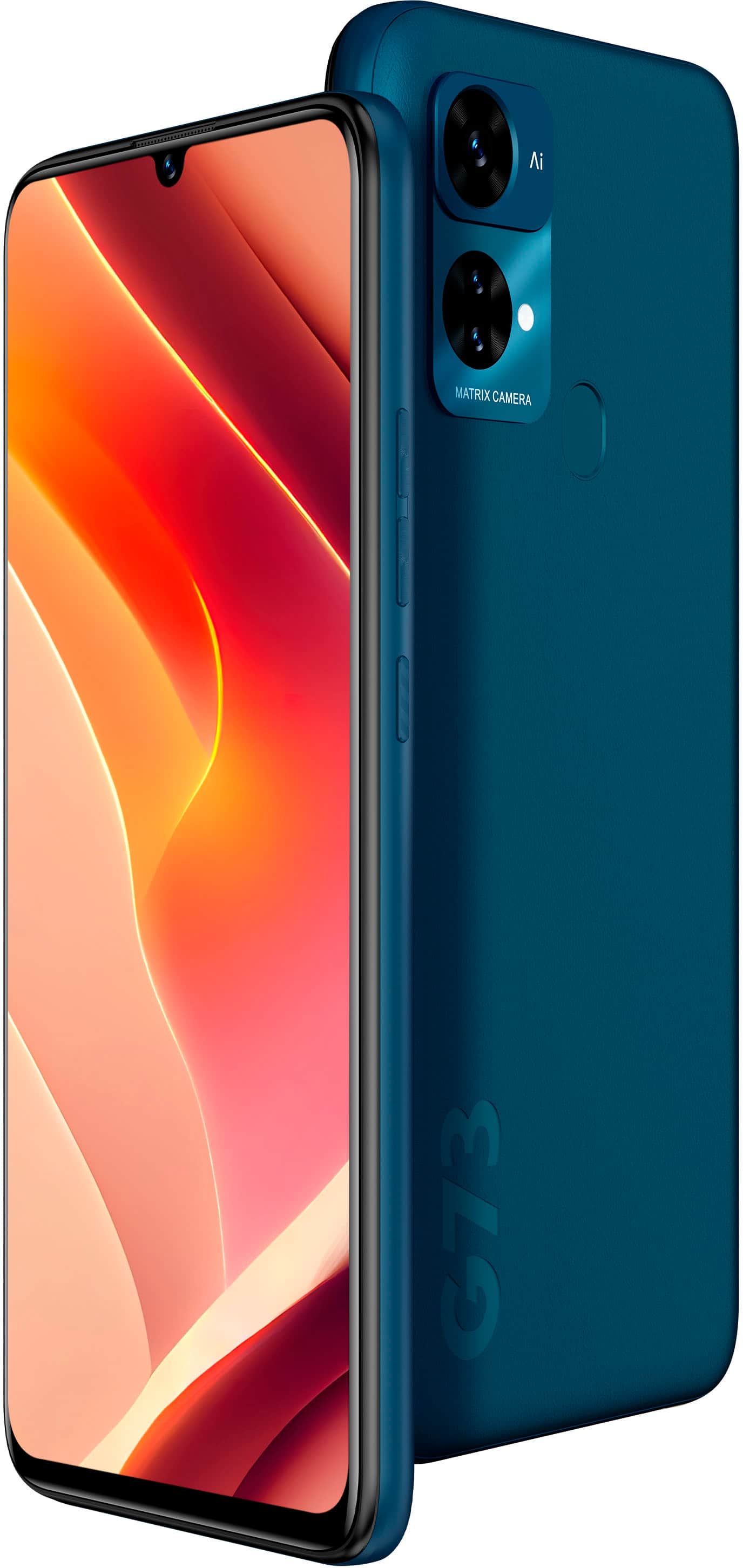 Alt View 17. BLU - G73 128GB (Unlocked) - Nordic Blue.