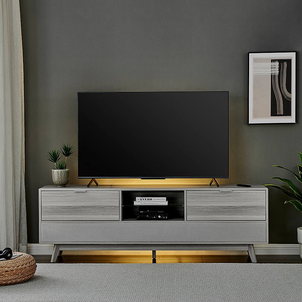 Best Buy Koble 72" Larsen Smart TV Stand with Audio Sound Bar for most TV