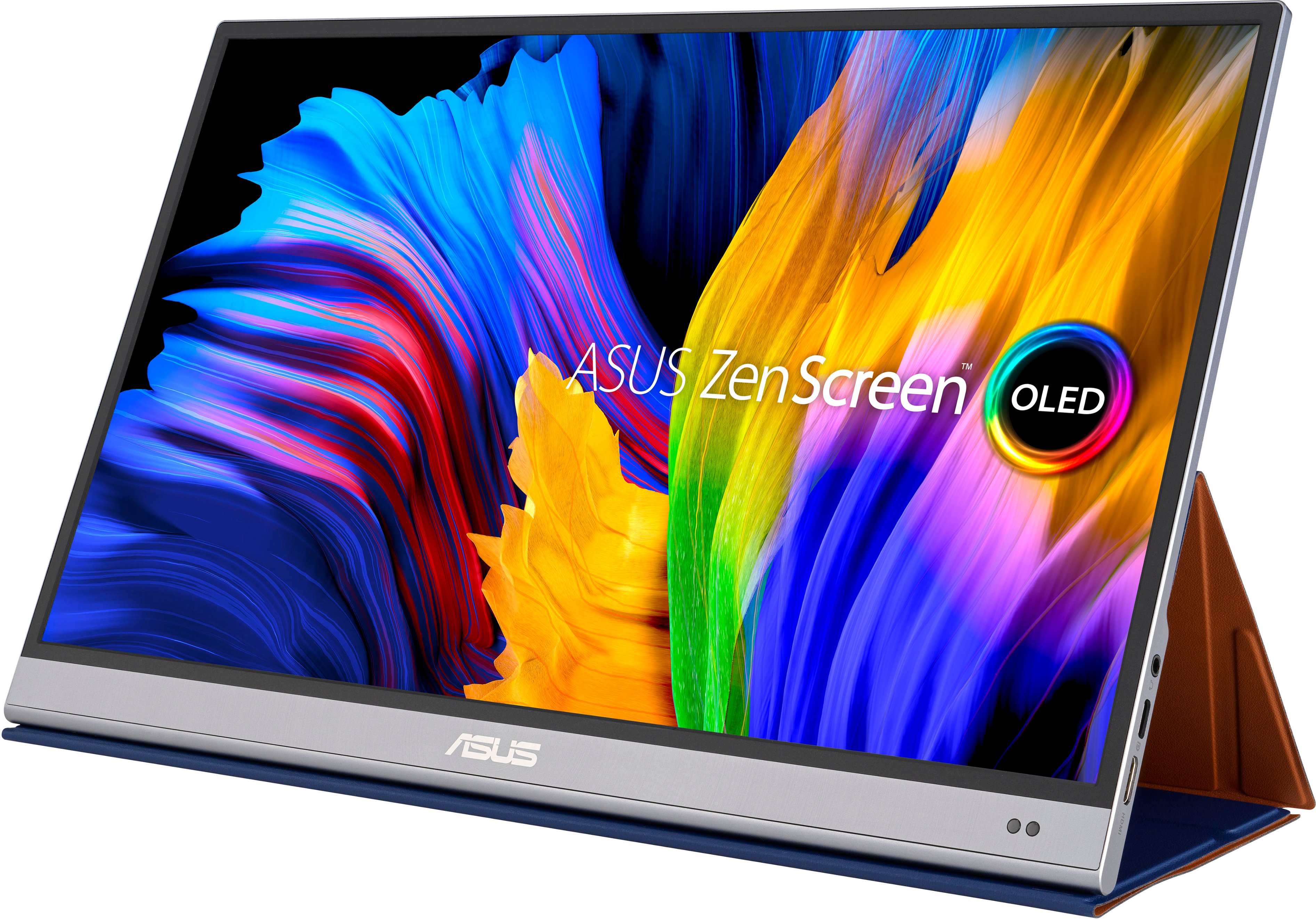 ASUS ZenScreen MQ16AH 15.6 OLED Portable Monitor Gray MQ16AH - Best Buy