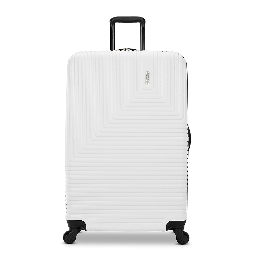 Angle View: TUMI - 19 Degree International 23" Expandable 4 Wheeled Spinner Suitcase - Black