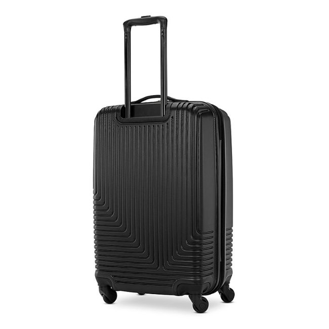 American Tourister - Groove 20", 24", 28" Expandable Spinner Suitcase Set (3 piece) - BLACK_4