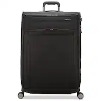 Samsonite - Lineate DLX Large 32" Expandable Spinner Suitcase - Black - Front_Zoom